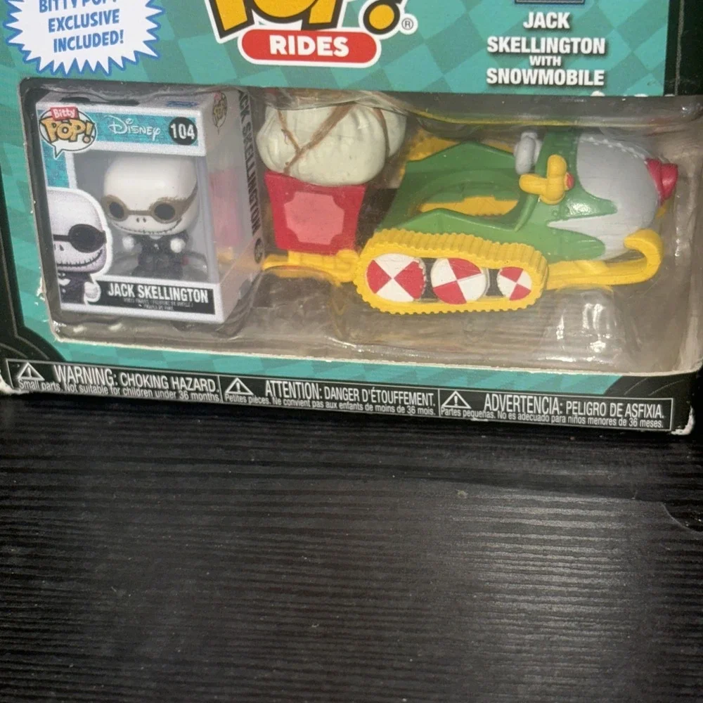 New Funko Bitty Pop Rides Jack Skellington With Snowmobile Nightmare Before Xmas